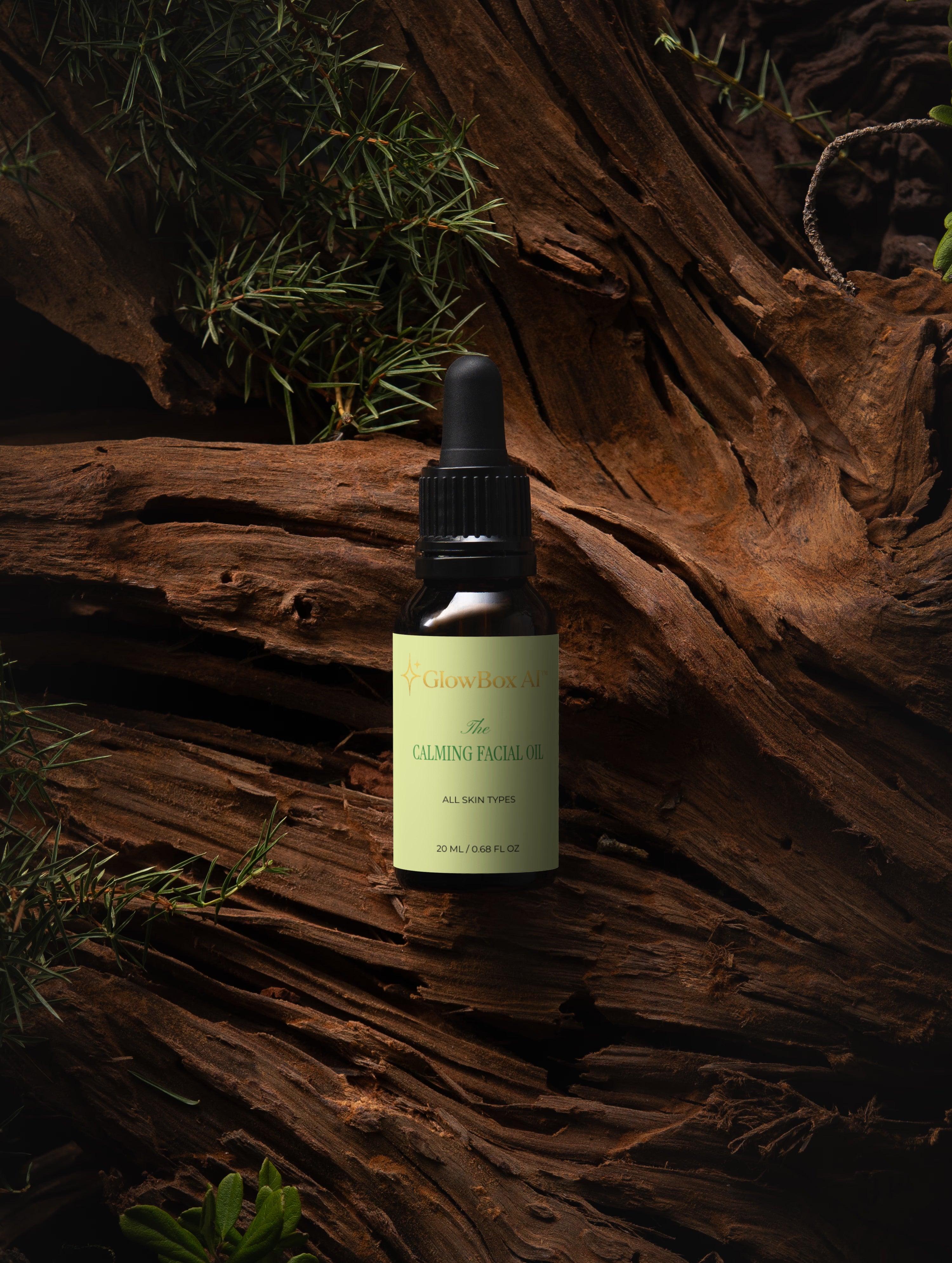 GlowBox AI™ Calming Facial Oil