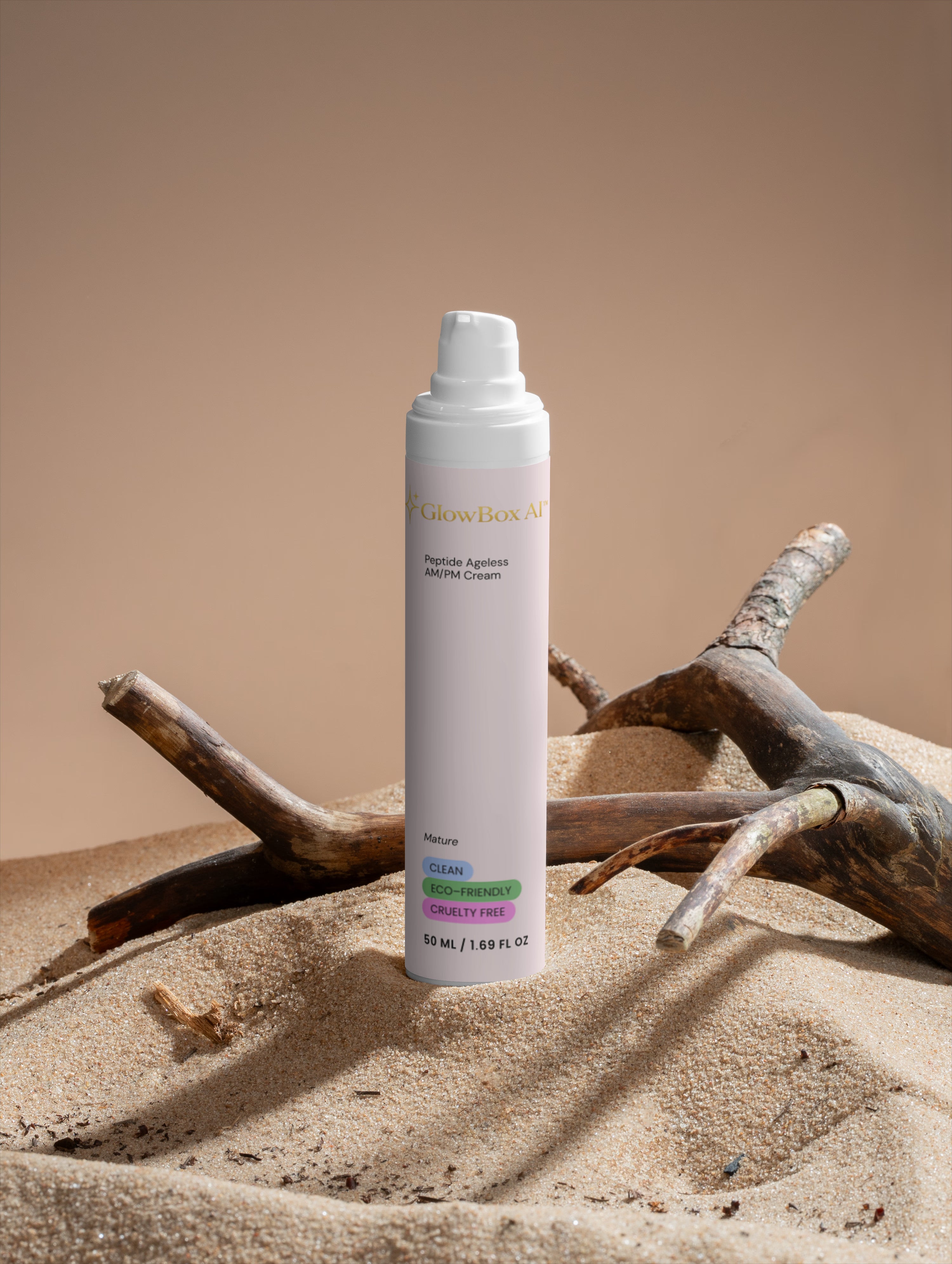 GlowBox AI™ Peptide Ageless AM/PM Cream | Anti-Aging Peptide Moisturizer