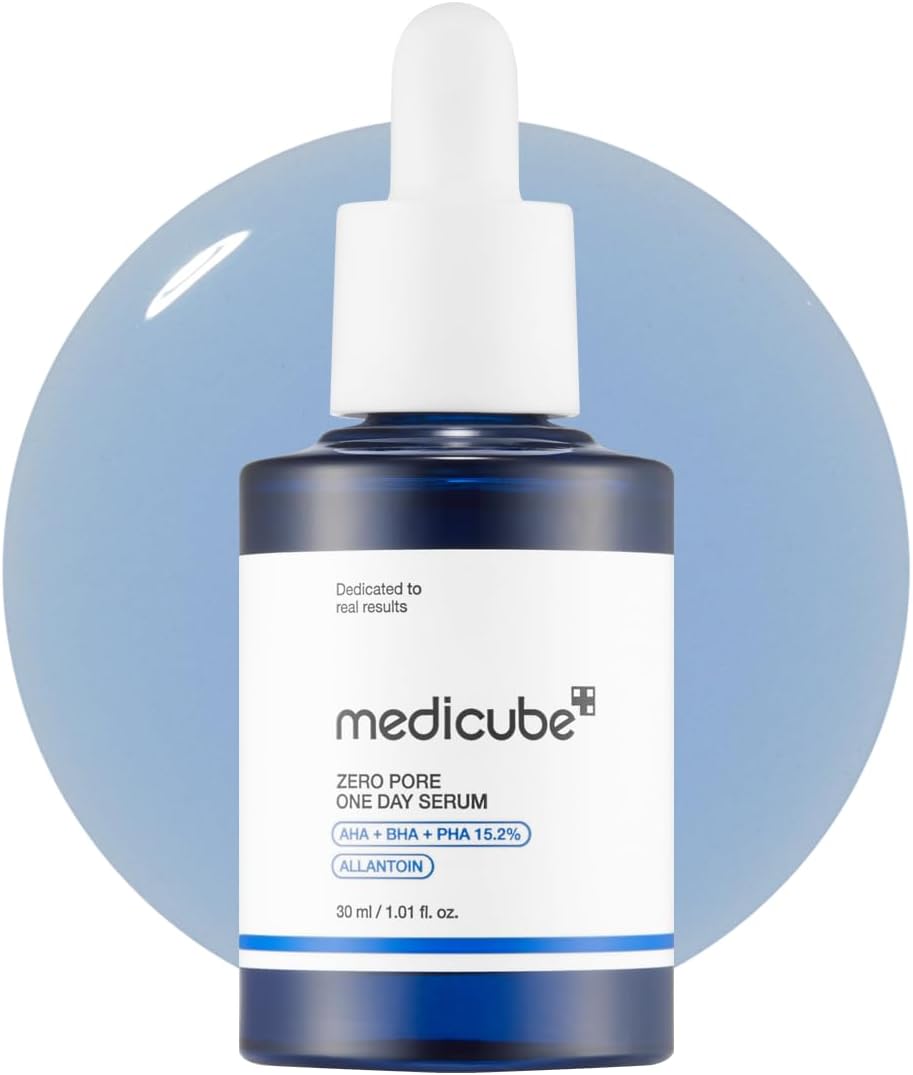medicube Medicube Zero Pore One-day Serum 1.01 fl.oz - Overnight Resurfacing Serum with Pore Tightening Complex - 15.2% AHA+BHA+PHA & 2% Niacinamide - 10.8% reduction in pore appearance after one