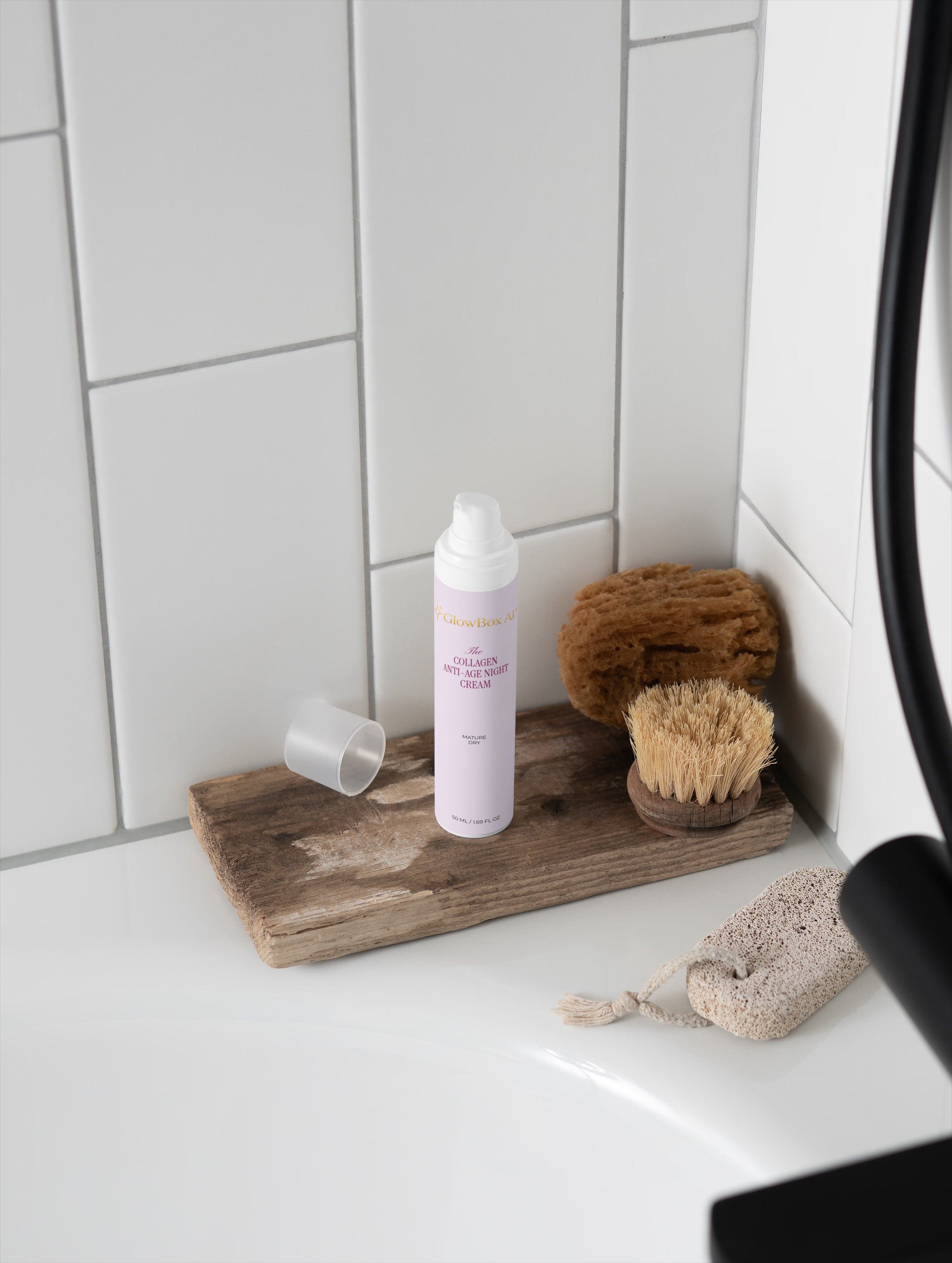 GlowBox AI™ Collagen Night Routine Collection Box