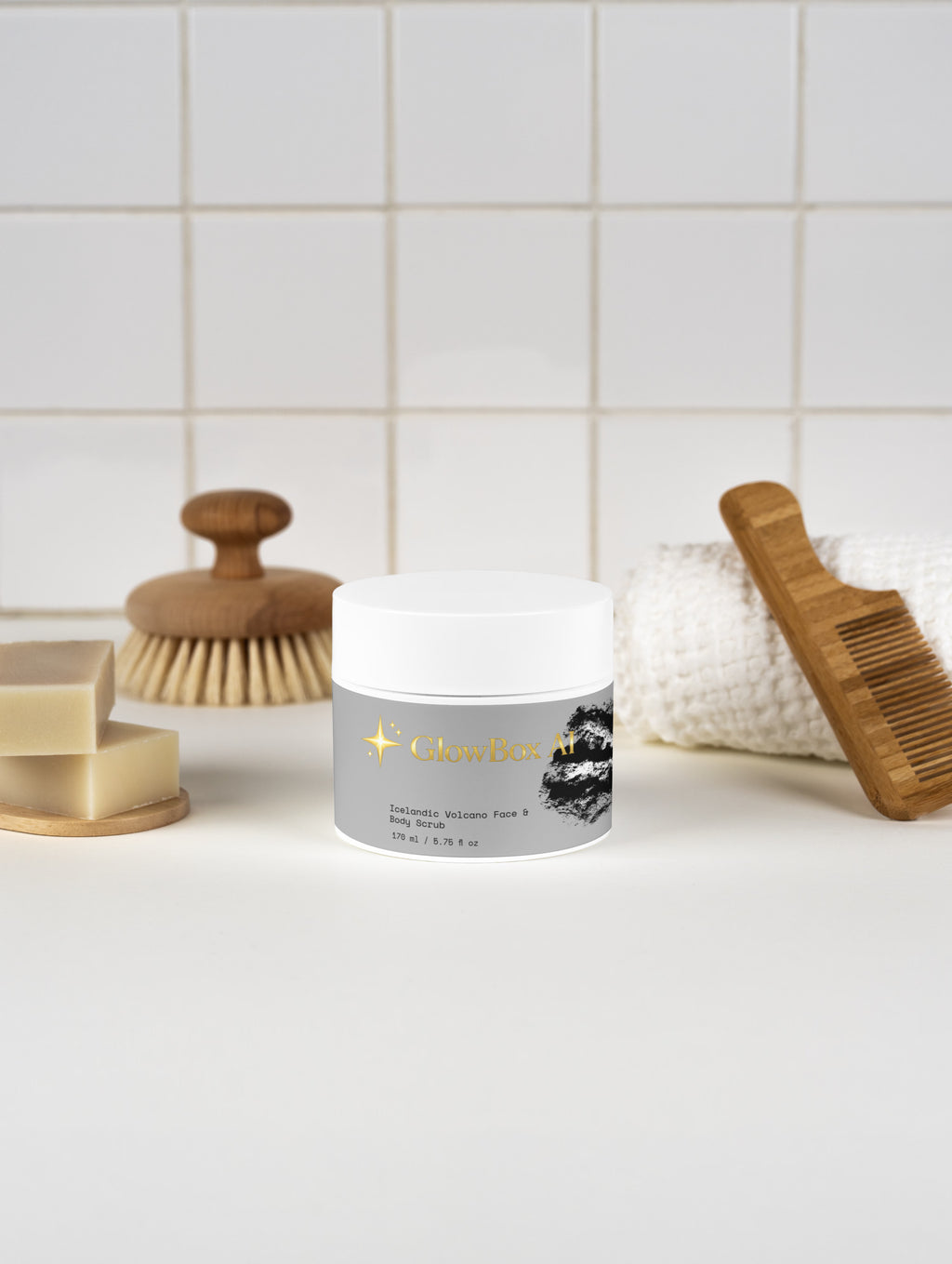 GlowBox AI™ Icelandic Volcano Face & Body Scrub