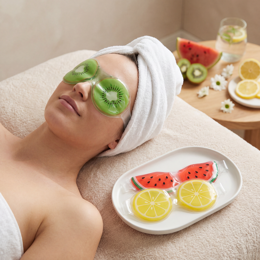 Ice Fruit Cooling Eye Mask- Reusable Gel Eye Mask