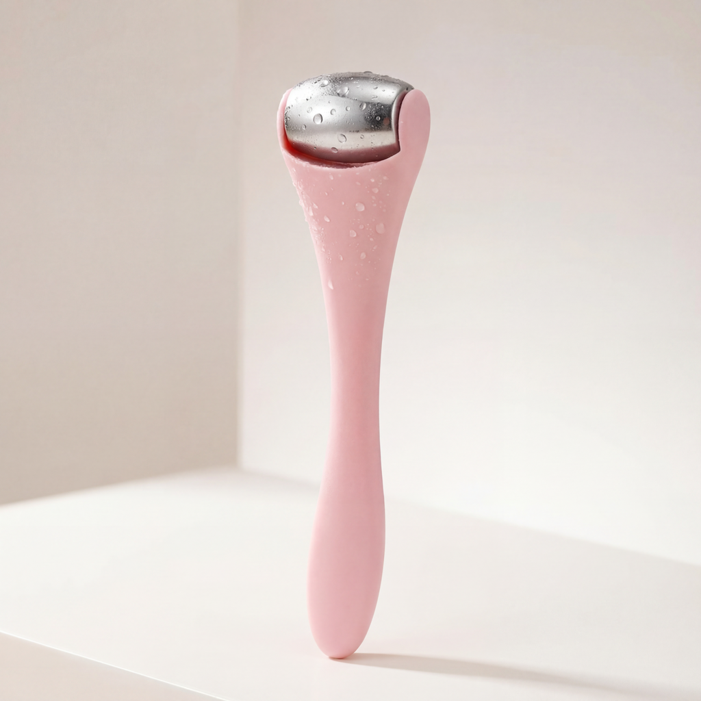 Ice Roller for Face & Eyes – Instant Depuffing & Dark Circle Cooling Massager