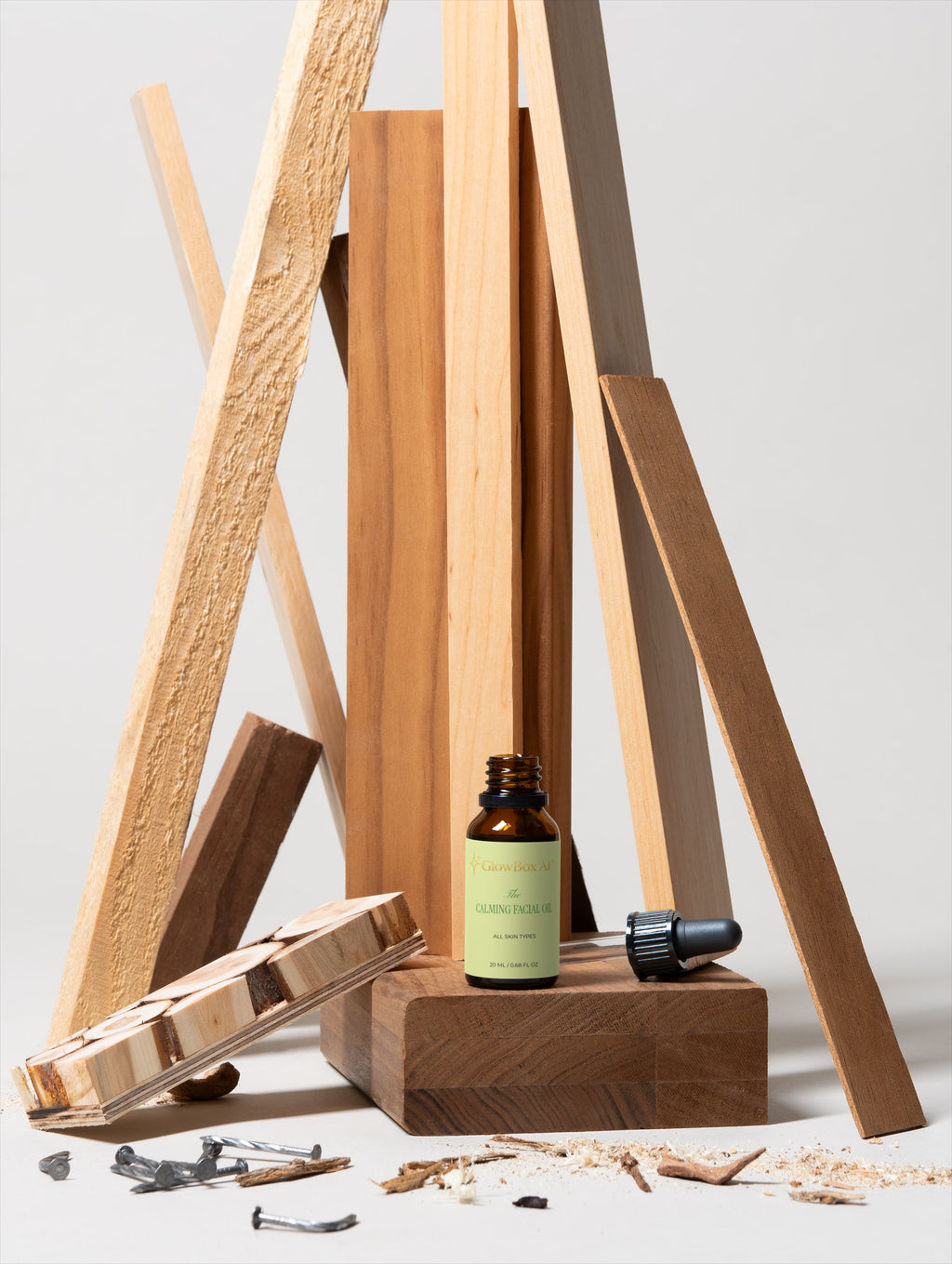 GlowBox AI™ Calming Facial Oil