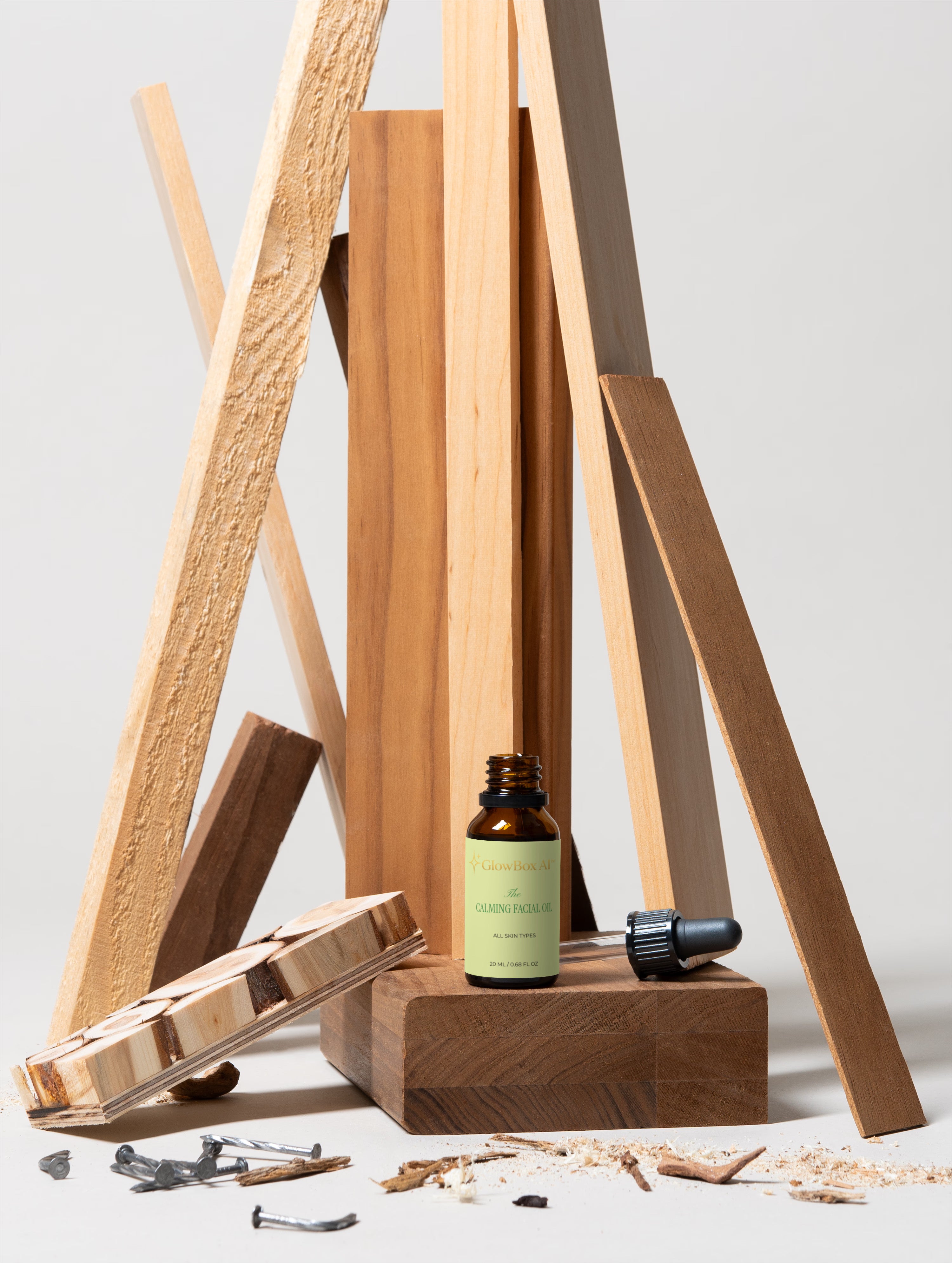 GlowBox AI™ Calming Facial Oil