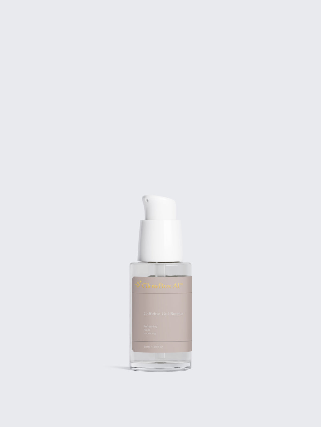 GlowBox AI™ Caffeine Gel Booster – 1% Caffeine for Puffiness & Tired Eyes