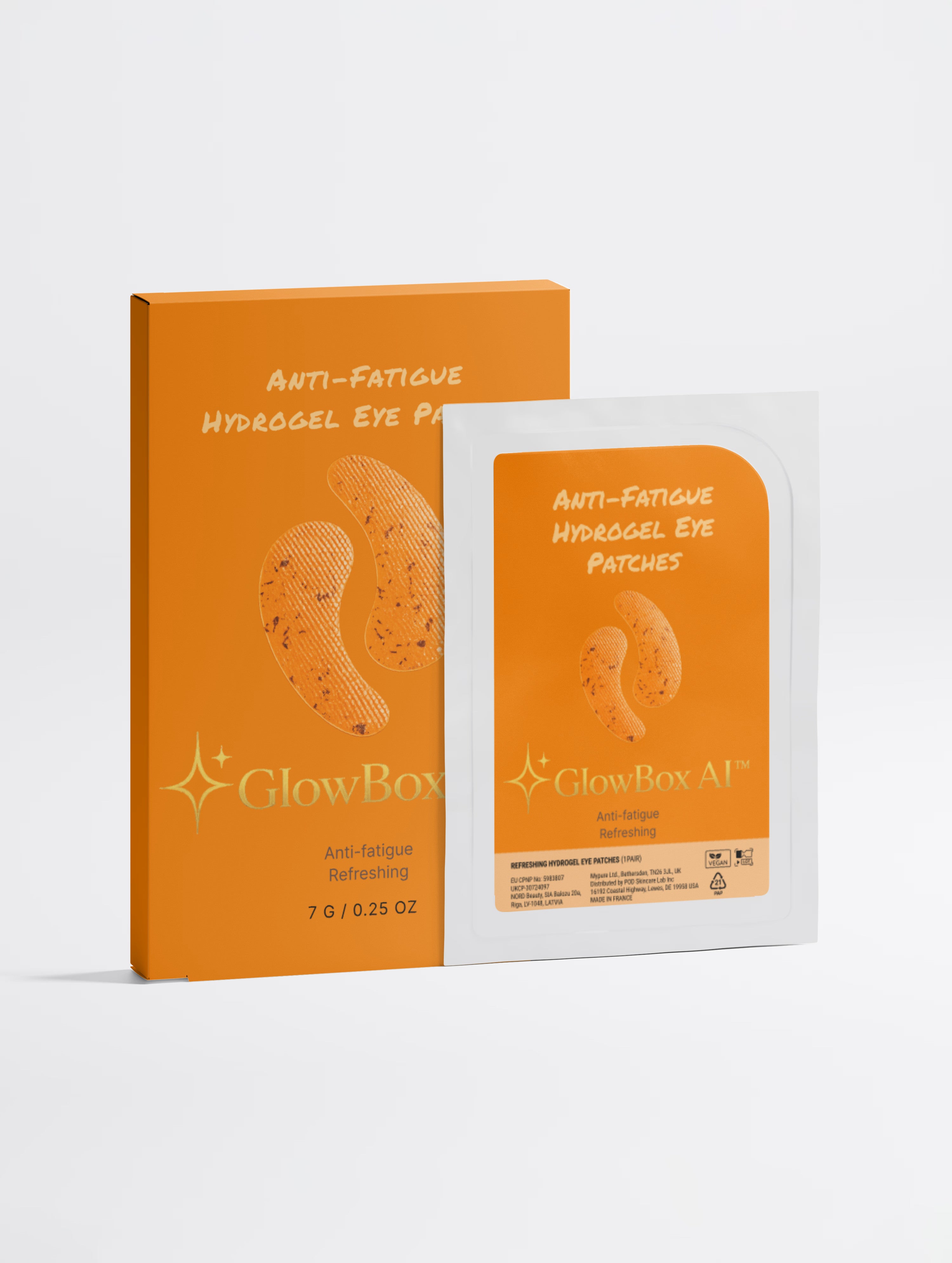 Anti-Fatigue Hydrogel Eye Patches