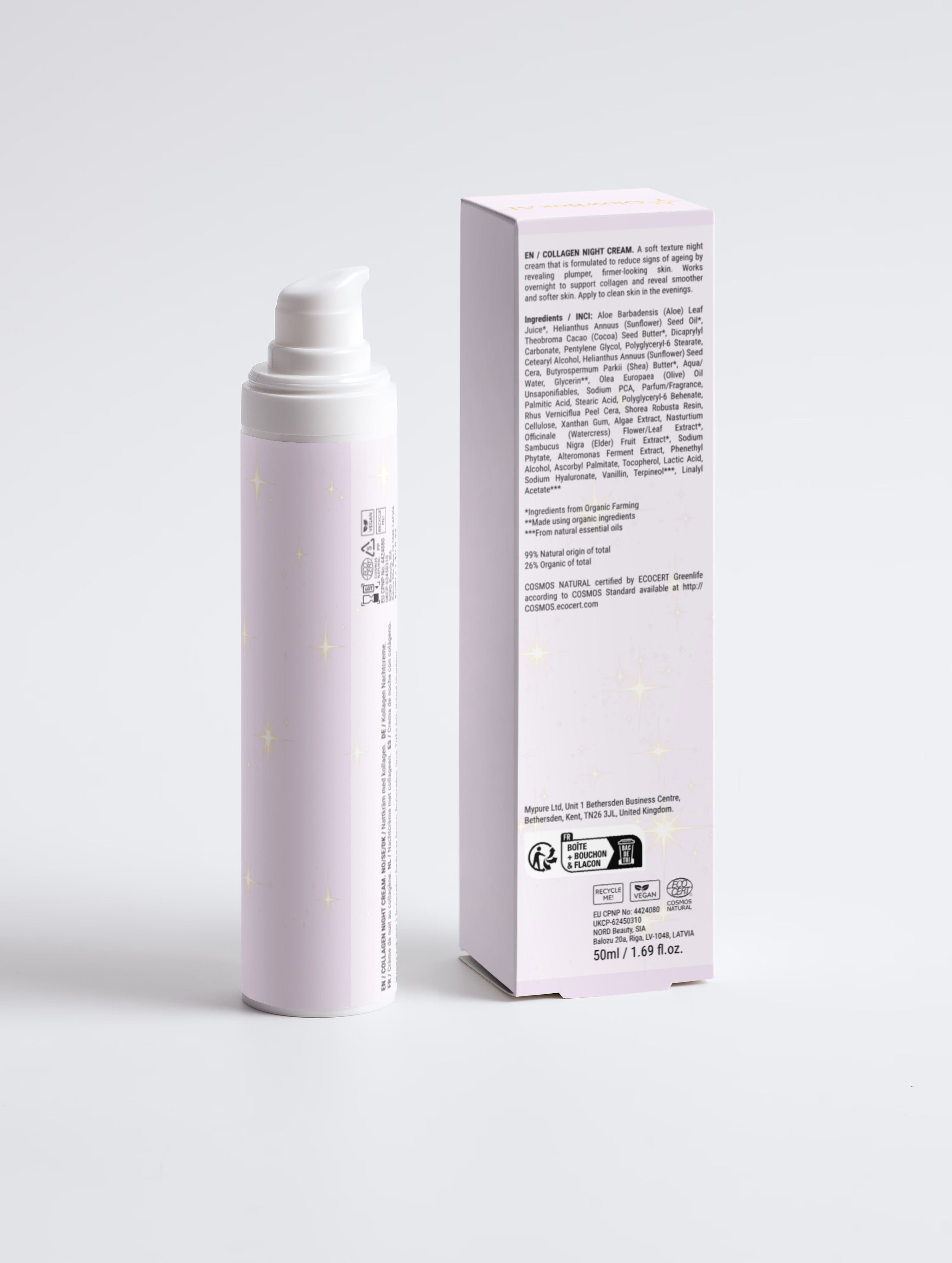GlowBox AI™ Collagen Night Routine Collection Box