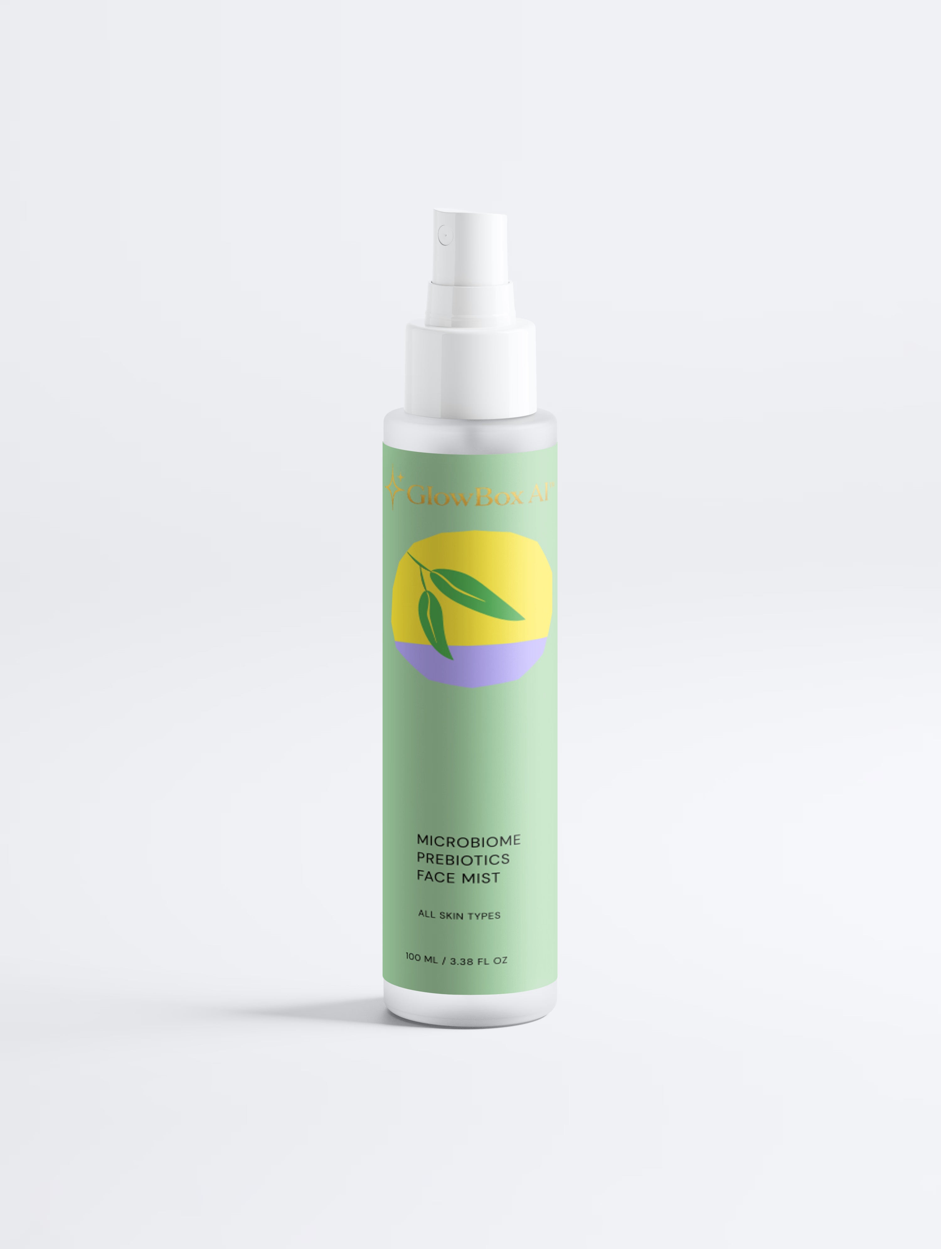 GlowBox AI™ Microbiome Prebiotics Face Mist – Hydrating & Barrier Support