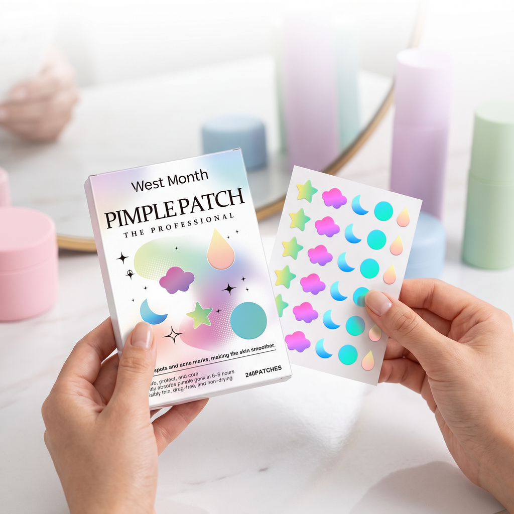 ✨ Colorful Pimple Patches – Invisible Acne Stickers (240 Patches)