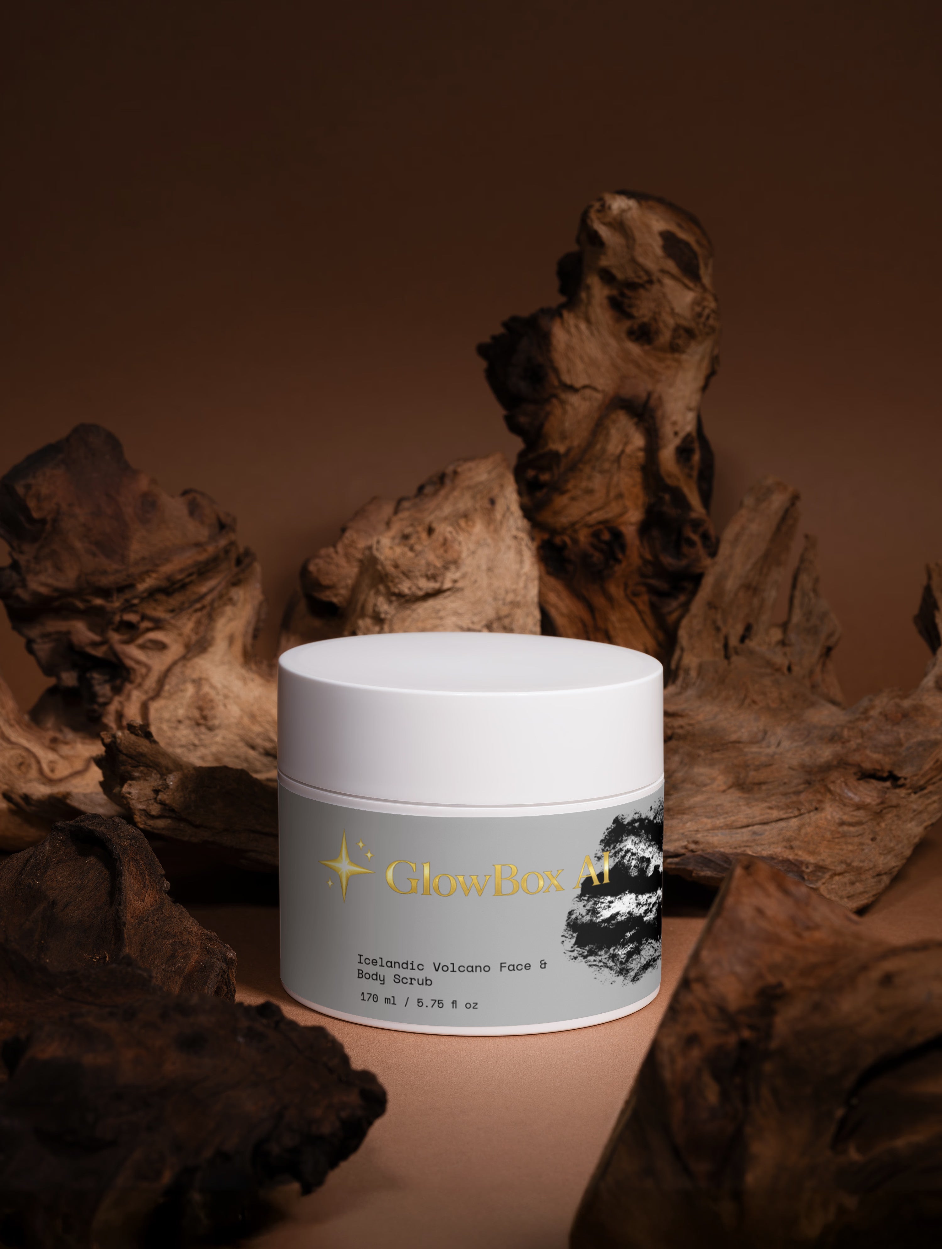 GlowBox AI™ Icelandic Volcano Face & Body Scrub