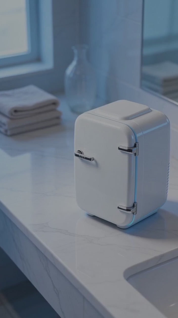 Portable Mini Cosmetic Fridge 6L – Skincare Refrigerator and Heater