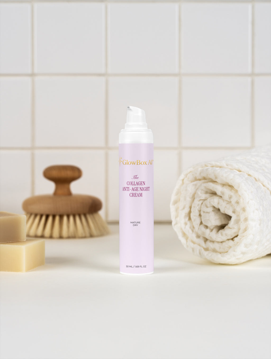 GlowBox AI™ Collagen Night Routine Collection Box