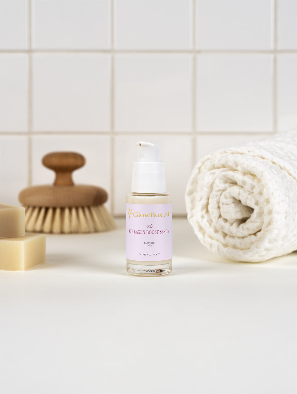 GlowBox AI™ Collagen Night Routine Collection Box