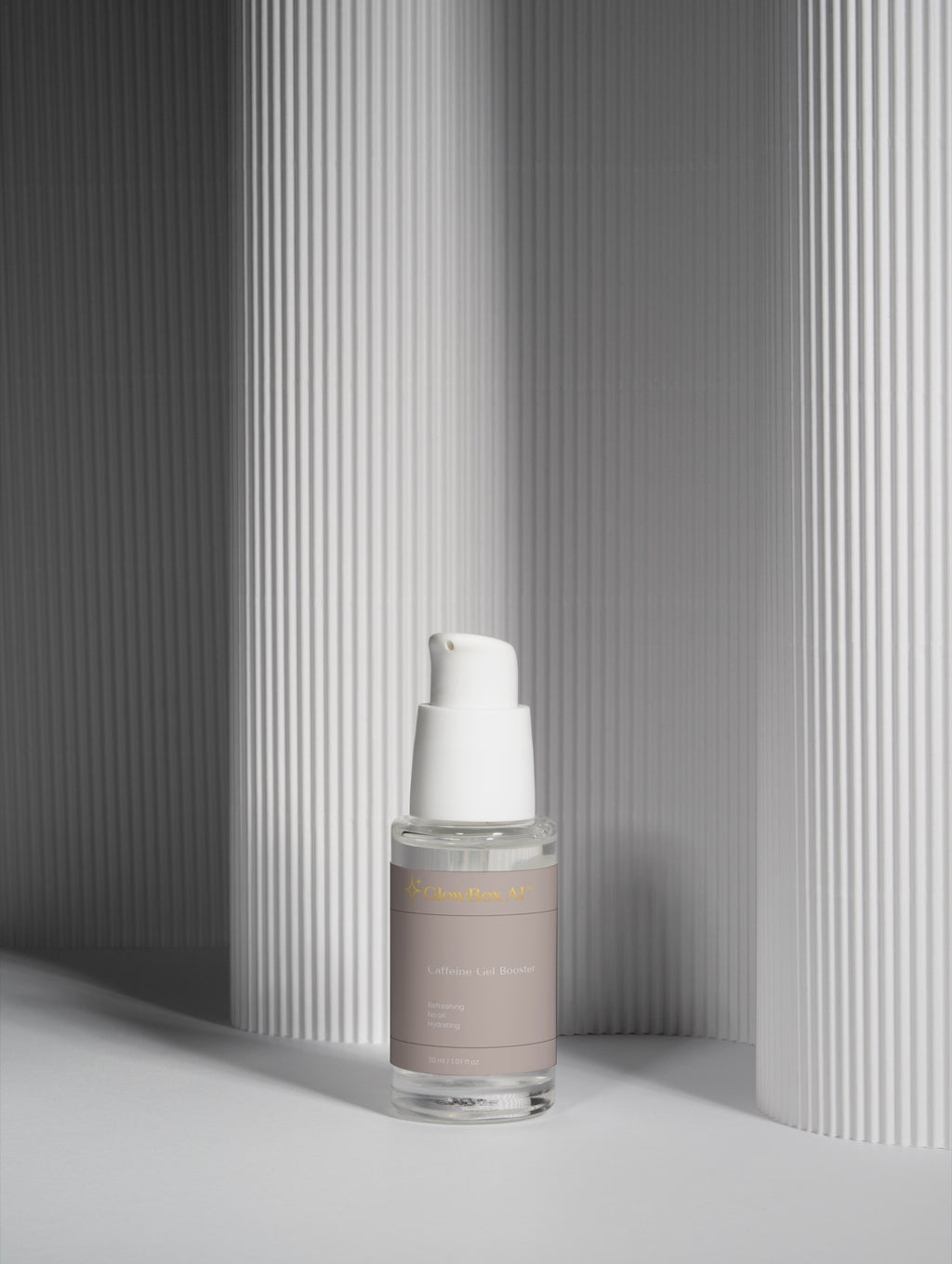 GlowBox AI™ Caffeine Gel Booster – 1% Caffeine for Puffiness & Tired Eyes