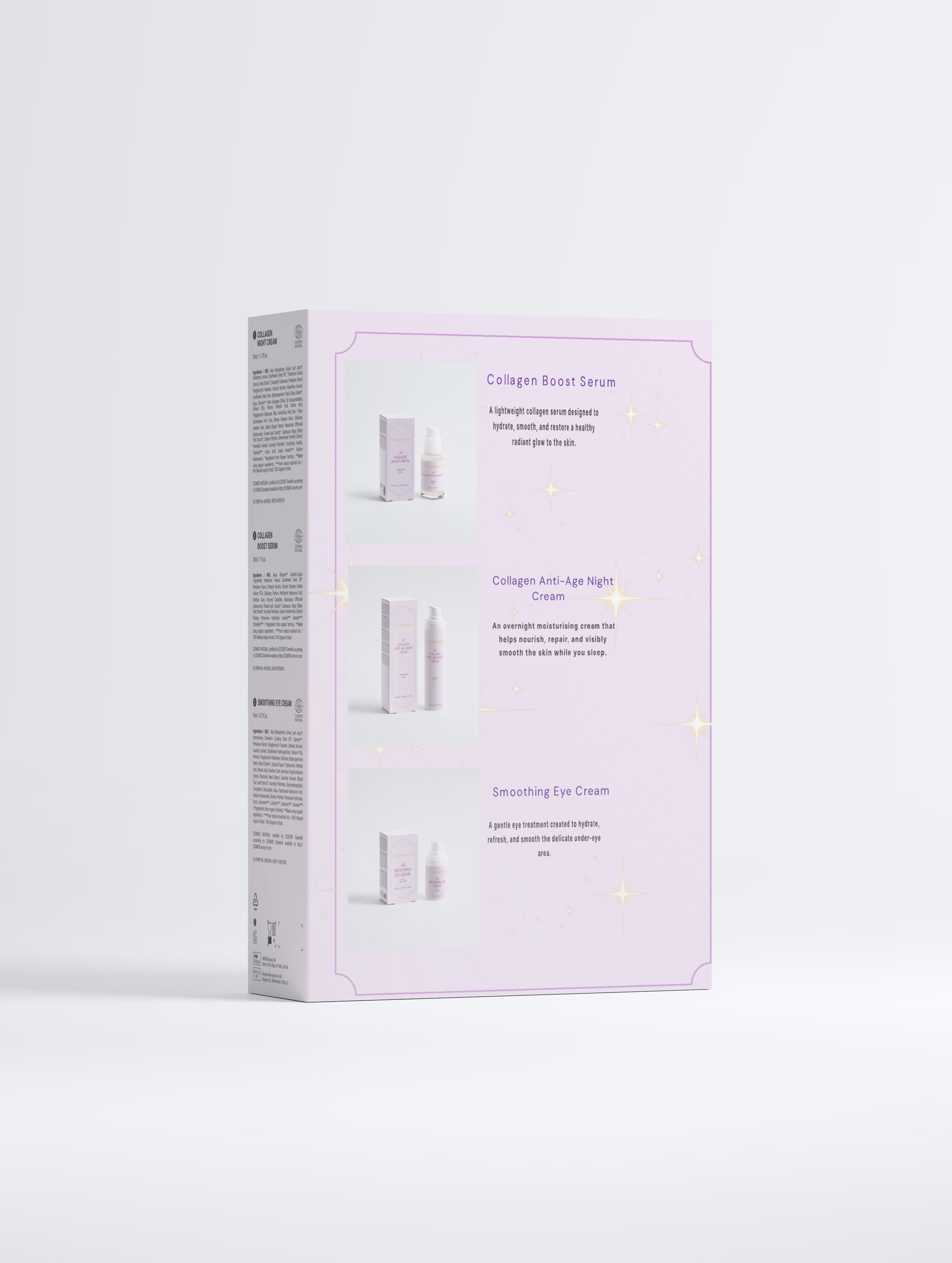 GlowBox AI™ Collagen Night Routine Collection Box