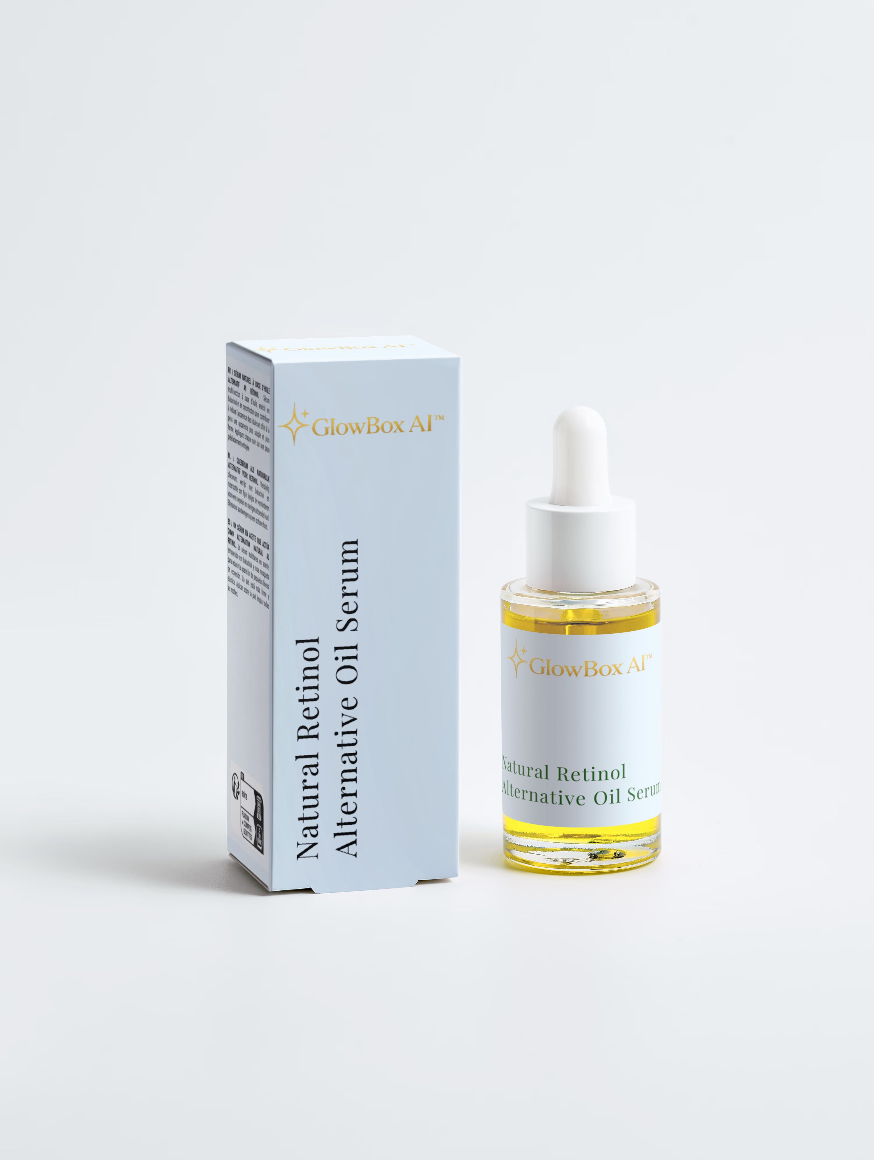 GlowBox AI™ Natural Retinol Alternative Oil Serum